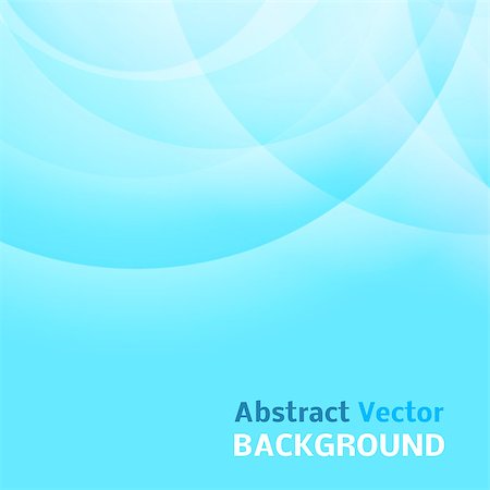 Abstract light blue background. Vector illustration for aqua design. Wallpaper, web banner or design element. With place for text. Stock Photo - Budget Royalty-Free & Subscription, Code: 400-07327180