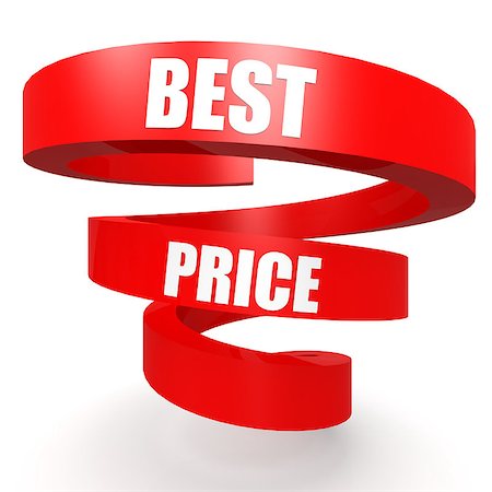 simsearch:400-05919545,k - Best price red helix banner Stock Photo - Budget Royalty-Free & Subscription, Code: 400-07327249