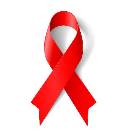 simsearch:400-07257297,k - AIDS awareness red ribbon on white background. Stock Photo - Budget Royalty-Free & Subscription, Code: 400-07327428