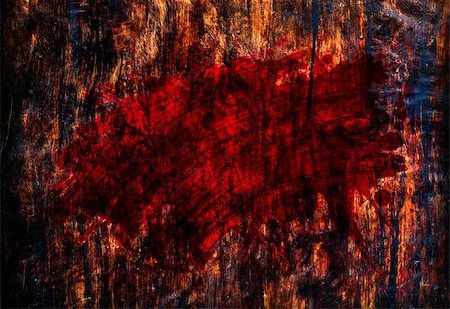 red paint on wood Stock Photo - Budget Royalty-Free & Subscription, Code: 400-07327670