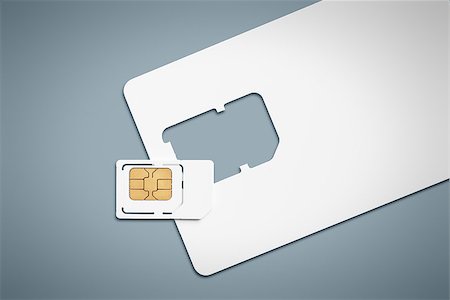 sim card - An image of a typical sim card Stock Photo - Budget Royalty-Free & Subscription, Code: 400-07327976