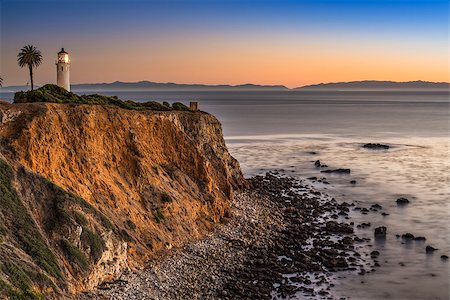 Point Vicente in Rancho Palos Verdes, Los Angeles, California. Stock Photo - Budget Royalty-Free & Subscription, Code: 400-07328095