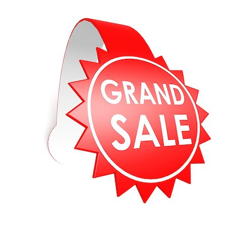 simsearch:400-07576337,k - Grand sale star label Photographie de stock - Aubaine LD & Abonnement, Code: 400-07328114