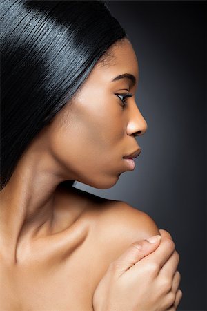 simsearch:400-06179308,k - Young black beauty with perfect skin Stock Photo - Budget Royalty-Free & Subscription, Code: 400-07328377