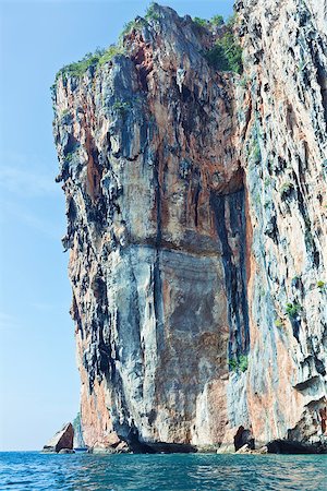 Beautiful rock in  Phi Phi Ley islands  in Thailand Stock Photo - Budget Royalty-Free & Subscription, Code: 400-07328669