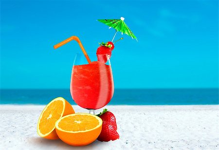 simsearch:400-07324083,k - Fruit Juice at The Beach Stock Photo - Budget Royalty-Free & Subscription, Code: 400-07328765