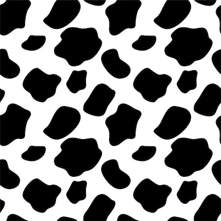 fur cow - Cow Seamless Pattern Background Vector Illustration Stock Photo - Budget Royalty-Free & Subscription, Code: 400-07328818