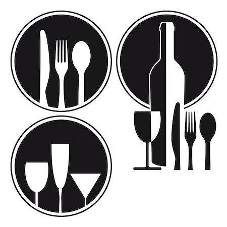 fork illustration - Restaurant menu design Stock Photo - Budget Royalty-Free & Subscription, Code: 400-07329002