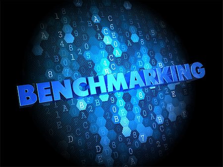 simsearch:400-08618963,k - Benchmarking - Blue Color Text on Digital Background. Stock Photo - Budget Royalty-Free & Subscription, Code: 400-07329446