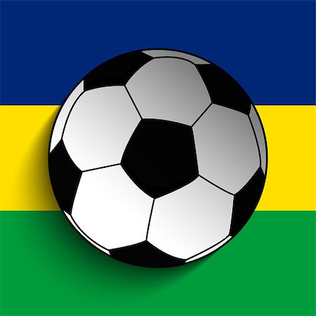 simsearch:400-07338591,k - Vector - Brazil Flag with Soccer Ball Background Fotografie stock - Microstock e Abbonamento, Codice: 400-07329645