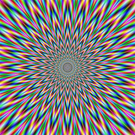 simsearch:400-06067180,k - Digital abstract fractal image with an exploding star design in blue, red, green and yellow. Foto de stock - Super Valor sin royalties y Suscripción, Código: 400-07329744