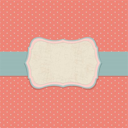 simsearch:400-07774625,k - Retro Pastel Label, Vector Illustration Photographie de stock - Aubaine LD & Abonnement, Code: 400-07329771