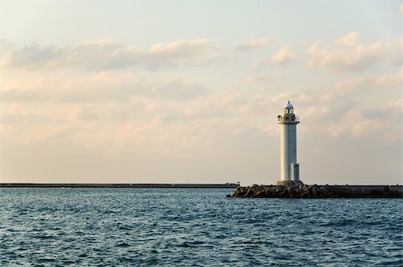 simsearch:400-07407835,k - The lighthouse at the port of Ishigaki City at the island Ishigaki in southern Japan Fotografie stock - Microstock e Abbonamento, Codice: 400-07329793