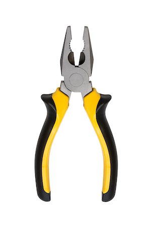 simsearch:400-07977982,k - Modern and beautiful pliers on a white background Foto de stock - Royalty-Free Super Valor e Assinatura, Número: 400-07320129