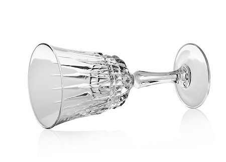 simsearch:614-02639876,k - Empty wineglass isolated on a white background Stock Photo - Budget Royalty-Free & Subscription, Code: 400-07320306