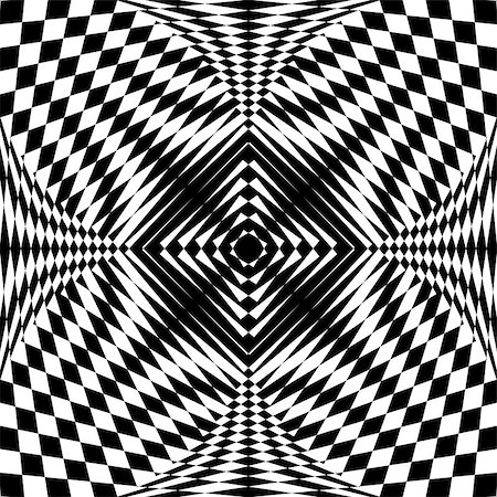 simsearch:400-07052693,k - Abstract fancy pattern in op art design. Vector art. Stock Photo - Budget Royalty-Free & Subscription, Code: 400-07320561