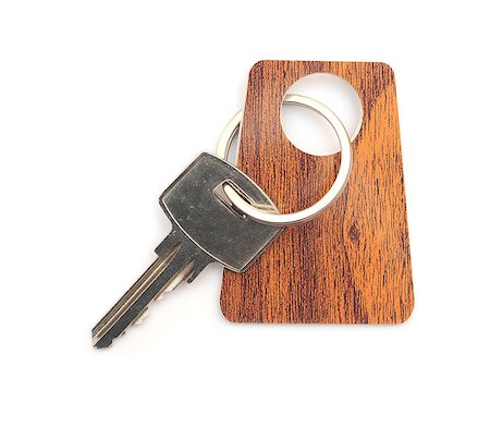 silver key with blank tag. space for your text Stock Photo - Budget Royalty-Free & Subscription, Code: 400-07320889