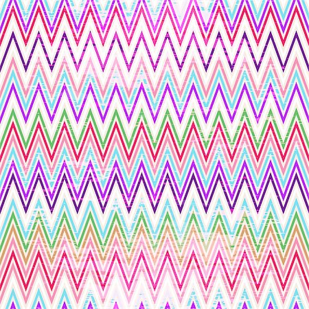 simsearch:400-05307359,k - Colorful grungy striped zigzag pattern (vector eps 10) Stock Photo - Budget Royalty-Free & Subscription, Code: 400-07321565