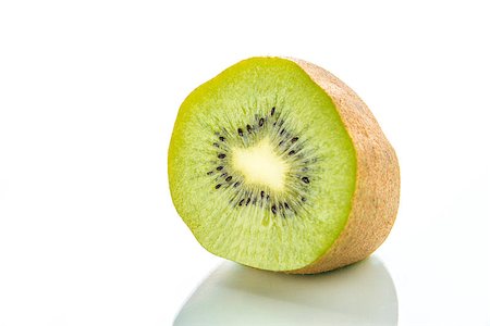 simsearch:400-07061592,k - Image of a sliced kiwi on white background Stock Photo - Budget Royalty-Free & Subscription, Code: 400-07322379