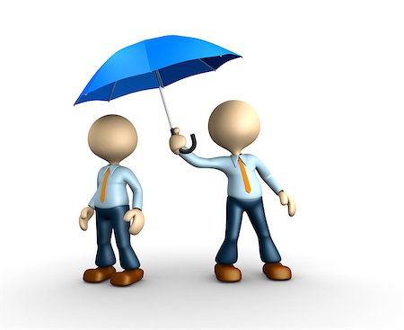 simsearch:400-04921907,k - 3d people - man, person with a umbrella Stock Photo - Budget Royalty-Free & Subscription, Code: 400-07322467