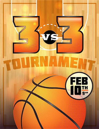 enterlinedesign (artist) - A basketball tournament flyer or poster perfect for basketball announcements, games, tournaments, camps, and more. Vector EPS 10 available. EPS file is layered for easy separation of text from the background. EPS contains transparencies. Foto de stock - Super Valor sin royalties y Suscripción, Código: 400-07322552