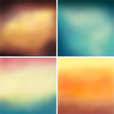 simsearch:400-08753688,k - Abstract colorful blurred vector backgrounds set 8 Foto de stock - Super Valor sin royalties y Suscripción, Código: 400-07323344