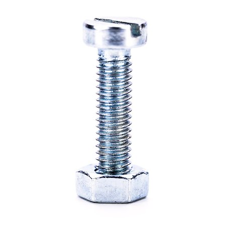 diy mechanic - silver steel hexagonal screw tool objects macro metal industry Stock Photo - Budget Royalty-Free & Subscription, Code: 400-07323961