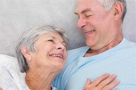 simsearch:400-07334704,k - Closeup of affectionate senior couple looking at each other Stock Photo - Budget Royalty-Free & Subscription, Code: 400-07334669