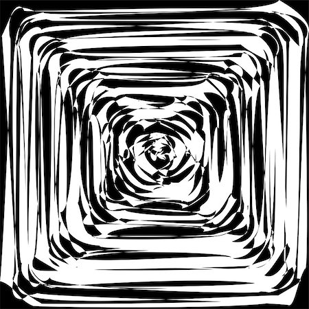 simsearch:400-07222259,k - Black and White Hypnotic Background. Vector Illustration. Stock Photo - Budget Royalty-Free & Subscription, Code: 400-07338635