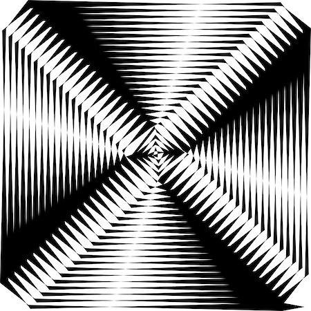 simsearch:400-07222259,k - Black and White Hypnotic Background. Vector Illustration. Stock Photo - Budget Royalty-Free & Subscription, Code: 400-07338639