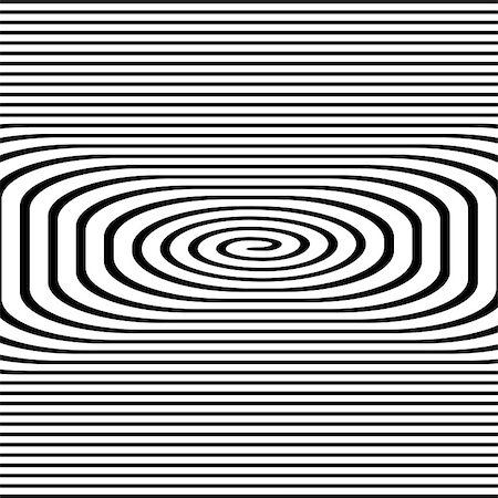 simsearch:400-07222259,k - Black and White Hypnotic Background. Vector Illustration. Stock Photo - Budget Royalty-Free & Subscription, Code: 400-07338651
