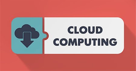 simsearch:400-07338680,k - Cloud Computing Concept in Flat Design with Long Shadows. Foto de stock - Super Valor sin royalties y Suscripción, Código: 400-07338754