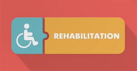 simsearch:400-07312536,k - Rehabilitation Concept in Flat Design with Long Shadows. Stock Photo - Budget Royalty-Free & Subscription, Code: 400-07338751