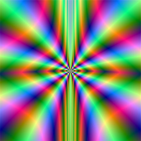 simsearch:400-06067180,k - Digital abstract fractal image with a neon diamond design in green, blue and pink. Foto de stock - Super Valor sin royalties y Suscripción, Código: 400-07330291