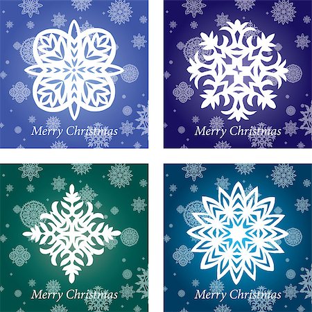 collection of handmade snowflakes Stock Photo - Budget Royalty-Free & Subscription, Code: 400-07330855