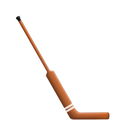 Hockey stick for goalie on white background Photographie de stock - Aubaine LD & Abonnement, Code: 400-07331040