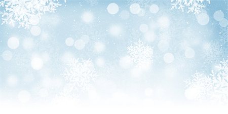 simsearch:400-07299338,k - Blurred bokeh christmas background with snowflakes Photographie de stock - Aubaine LD & Abonnement, Code: 400-07331498