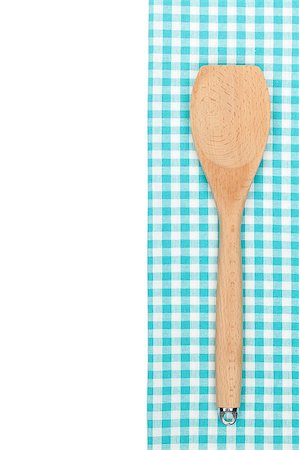 simsearch:400-05663382,k - Kitchen utensil over towel. Isolated on white background Stock Photo - Budget Royalty-Free & Subscription, Code: 400-07331562