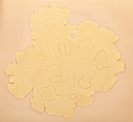 simsearch:400-05736949,k - Gingerbread dough for christmas cookies texture Foto de stock - Super Valor sin royalties y Suscripción, Código: 400-07331615