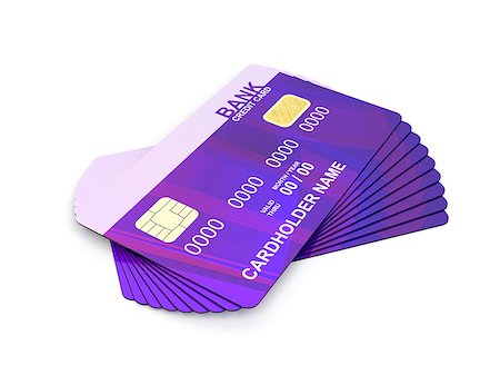 simsearch:614-01433346,k - Stack of credit cards, 3d illustration Foto de stock - Royalty-Free Super Valor e Assinatura, Número: 400-07332303