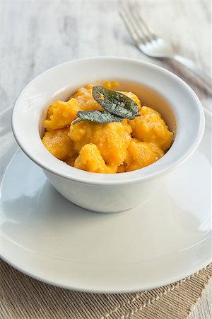 simsearch:400-07479107,k - homemade gnocchi with pumpkin and butter Stock Photo - Budget Royalty-Free & Subscription, Code: 400-07332884