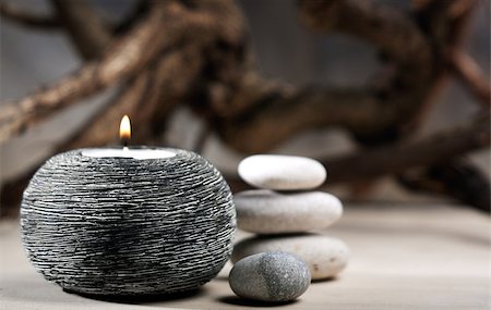 simsearch:614-01561575,k - burning candle with pebbles. abstract still life Stock Photo - Budget Royalty-Free & Subscription, Code: 400-07404824