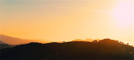 Photo of mountain on sunset, Sicily, Italy Stock Photo - Budget Royalty-Free & Subscription, Code: 400-07405977