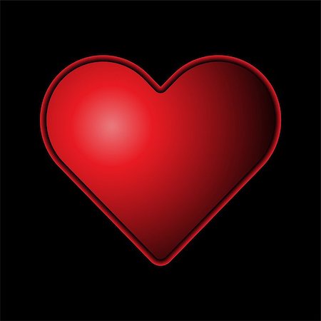 red heart Photographie de stock - Aubaine LD & Abonnement, Code: 400-07406031