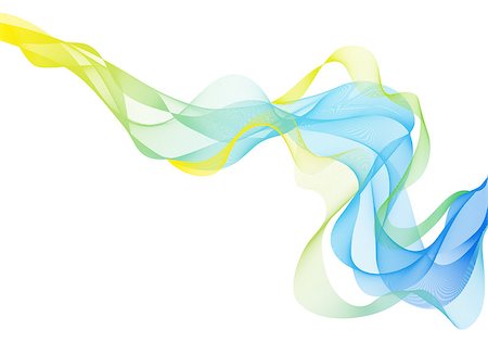 abstract green and blue smoke waves, vector background Foto de stock - Super Valor sin royalties y Suscripción, Código: 400-07406592