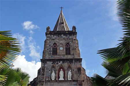 simsearch:400-05035425,k - Church Our Lady of Fair Haven, Roseau, Dominica, Caribbean Stock Photo - Budget Royalty-Free & Subscription, Code: 400-07406890