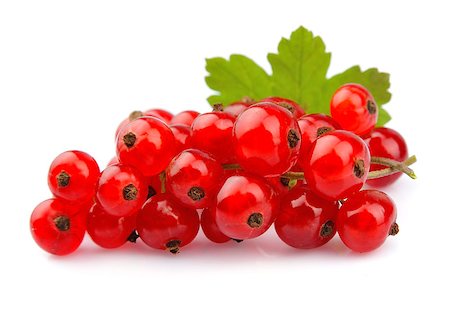 simsearch:400-05344250,k - Red Currant close up isolated on white Foto de stock - Super Valor sin royalties y Suscripción, Código: 400-07407263