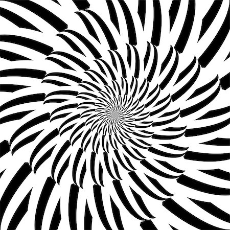 simsearch:400-07409232,k - Design monochrome strip helix movement background. Abstract op art illustration. Vector art Fotografie stock - Microstock e Abbonamento, Codice: 400-07407858