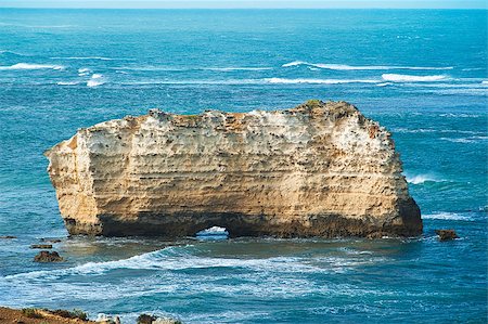 famous landmarks in victoria australia - One of the rocks in the Bay of Islands Coastal Park,Great Ocean Road, Australia Stock Photo - Budget Royalty-Free & Subscription, Code: 400-07408039