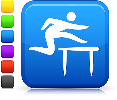 relay race competitions - Original vector icon. Six color options included. Foto de stock - Super Valor sin royalties y Suscripción, Código: 400-07408777